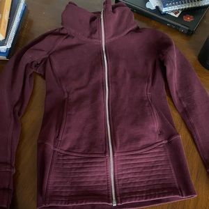 LULULEMON high neck zip up jacket